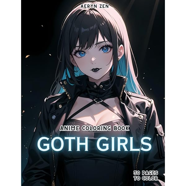 Amazon.com: Gothic Boys: Manga & Anime Coloring Book: Explore Dark